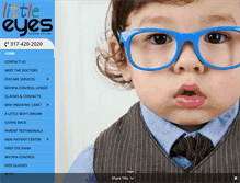 Tablet Screenshot of littleeyes.com